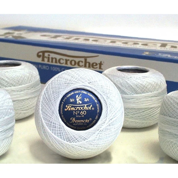 Hilo Fincrochet Presencia: Algodón Egipcio Mercerizado