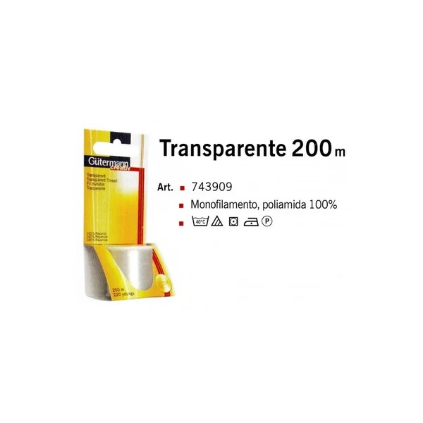 Hilo Gütermann Transparente 200m