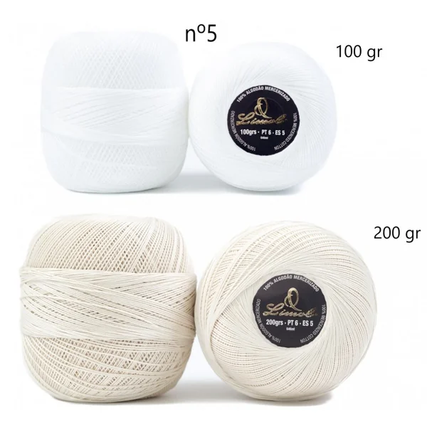Hilo Perlé nº5 Limol - Algodón 100% Mercerizado Portugués