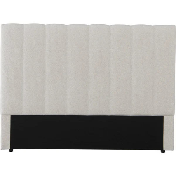 Hoofdbord van structuurstof "Val Thorens" - Beige - 160 cm