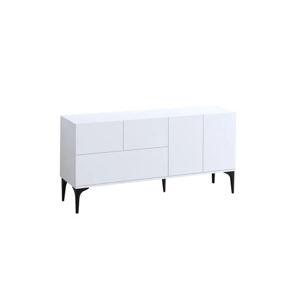 Houten buffetkast "Ginny" - 150 x 35 x 75 cm - Wit