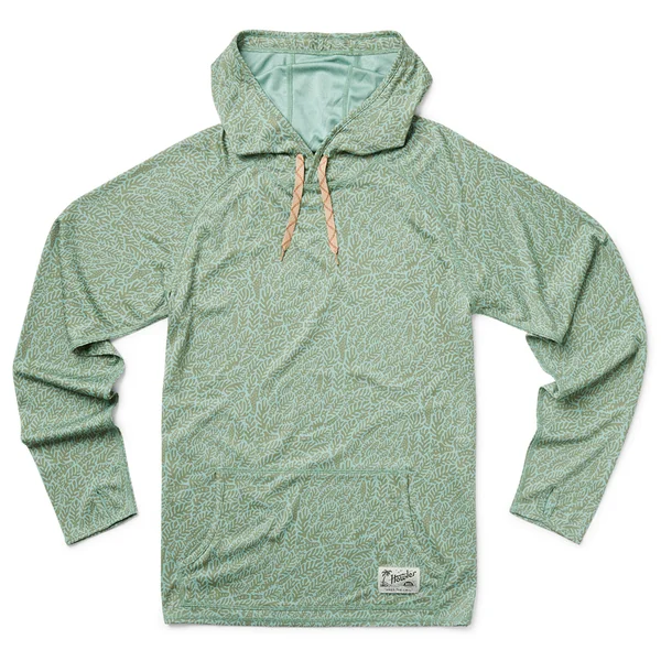Howler Brothers Sudadera con capucha y parasol Loggerhead - ecosystem isle green