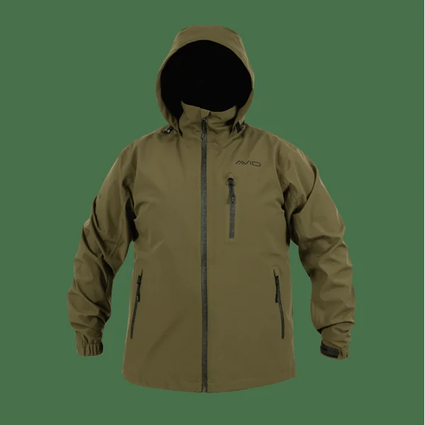 Hydro-Force - Chaqueta - Cremallera completa - Caqui - Impermeable