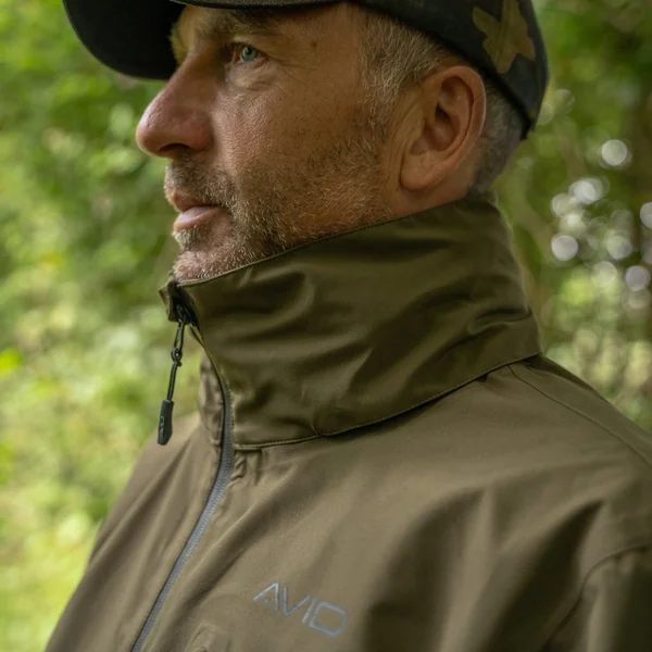 Hydro-Force - Chaqueta - Cremallera completa - Caqui - Impermeable - Imagen 7