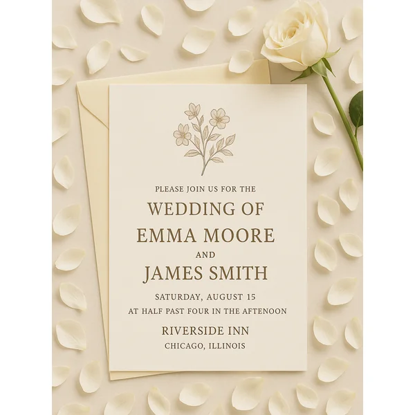 Invitaciones de boda personalizadas