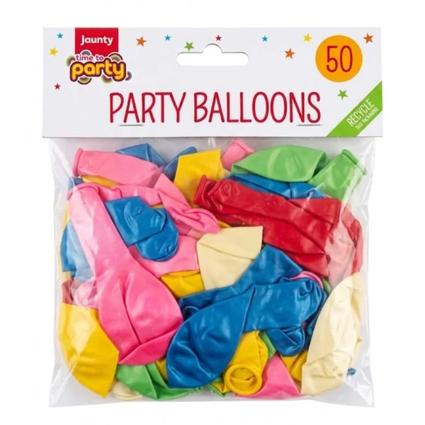 Jaunty Party Globos Surtidos 50Und