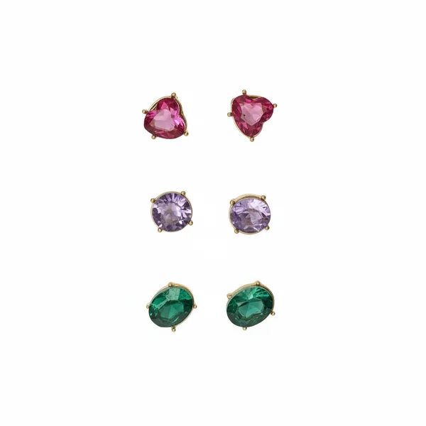Jessica Simpson Set de Zarcillos 3 Pares - Imagen 2