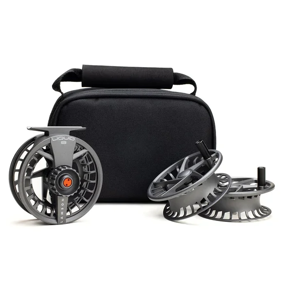 Juego carrete de mosca Lamson Liquid S humo
