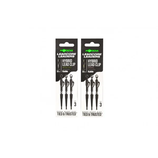Kable Leadcore Leader - 50cm - Clip de Plomo Híbrido