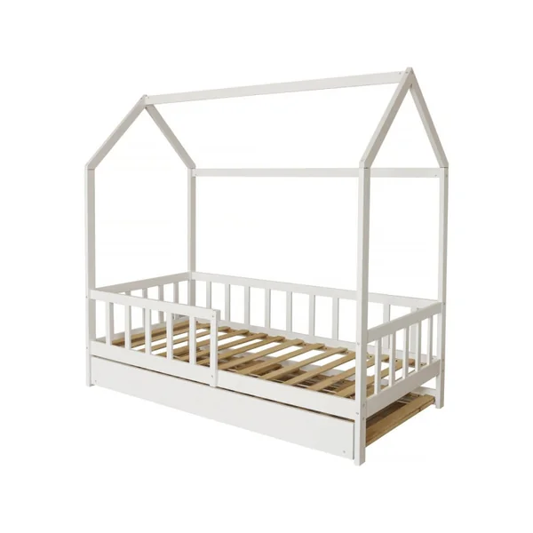 Kinderhutbed met lade "Paloma" - 90 x 190 cm - Wit