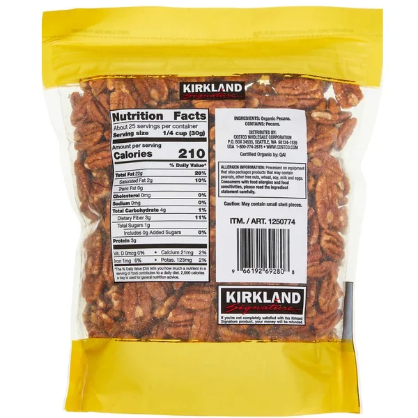 Kirkland Organic Pecans 771 g - Imagen 2