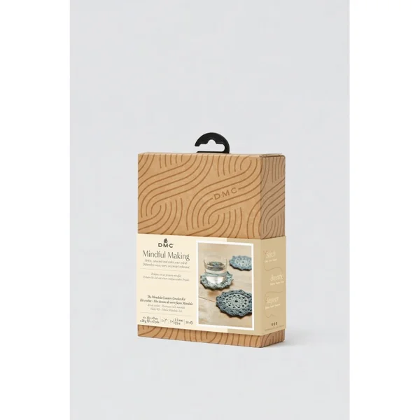 Kit de Ganchillo DMC Mindful Making - Posavasos Estilo Mandala - Imagen 3