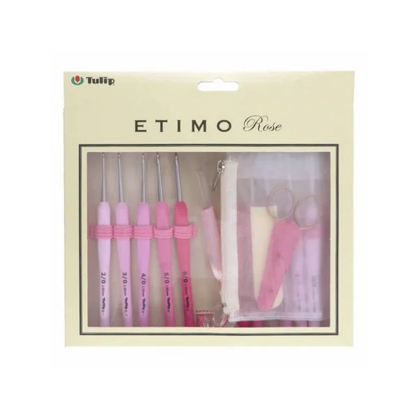 Kit Estuche Ganchillo Rosa Tulip - Imagen 3