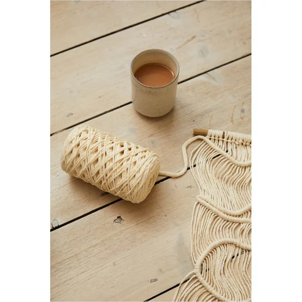 Kit Macramé DMC - Tapiz Olas de Nudos Boho Reciclado - Imagen 6