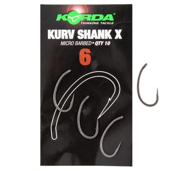 Korda Anzuelos Kurv Shank X Nº6