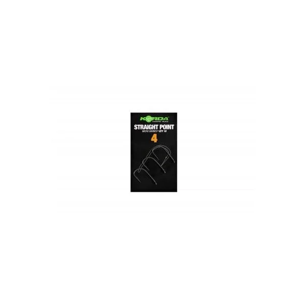 Korda Anzuelos Straight Point Barbed Talla 4