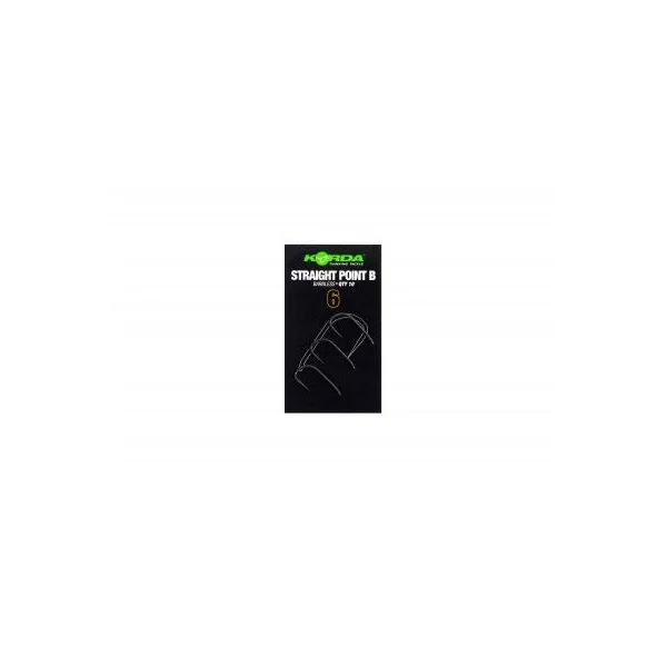 Korda Anzuelos Straight Point Barbed Talla 6