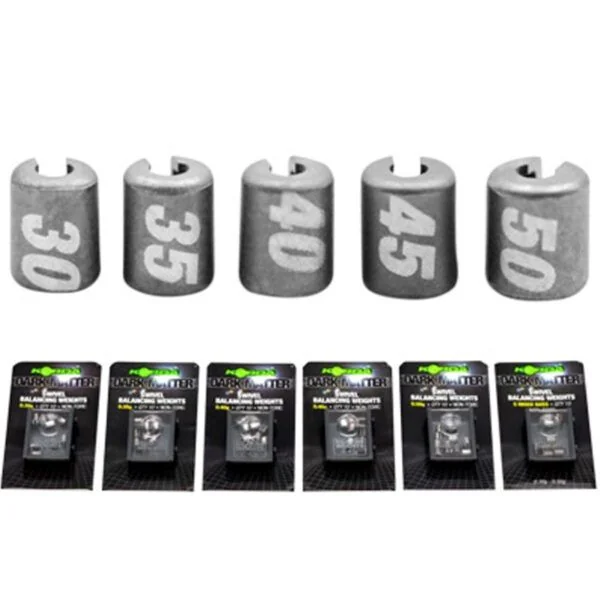 Korda Dark Matter Swiles Balancing Weights 0.40gr 10uds