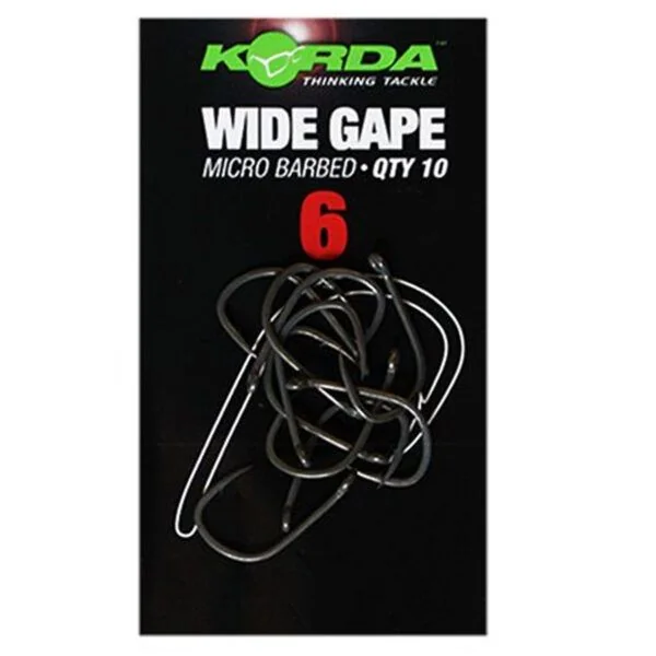 Korda Wide Gape Nº6 Micro Barbed - Imagen 2