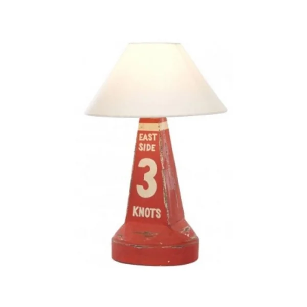 Lampara marinera roja 38cm