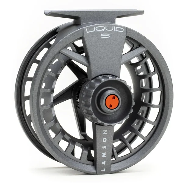 Lamson Liquid S carrete de mosca humo