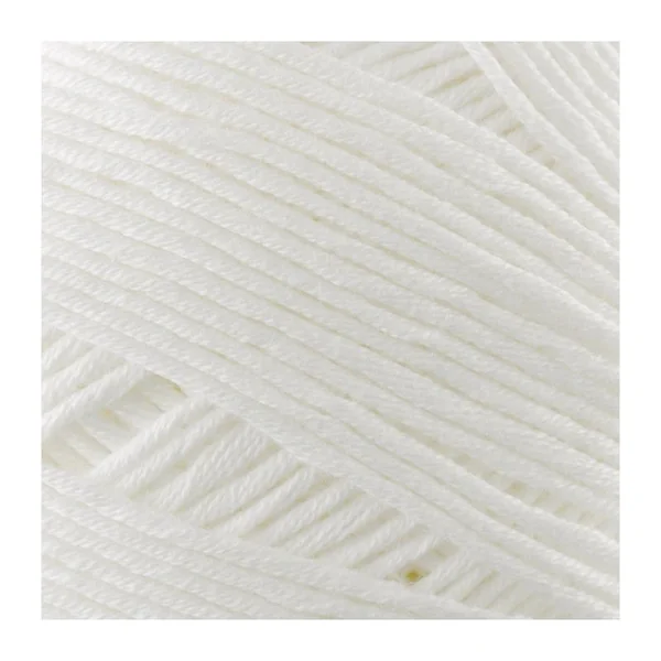 Lana Rubí Natural 100% Algodón Egipcio: Ovillos de 50gr
