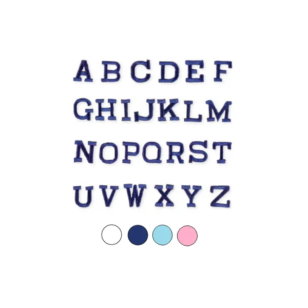 Letras Pequeñas Termoadhesivas de 1,2 cm para Personalizar Ropa