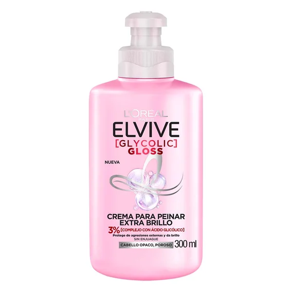 L'oreal Paris Crema de Peinar Elvive Glycolic Gloss 300ml