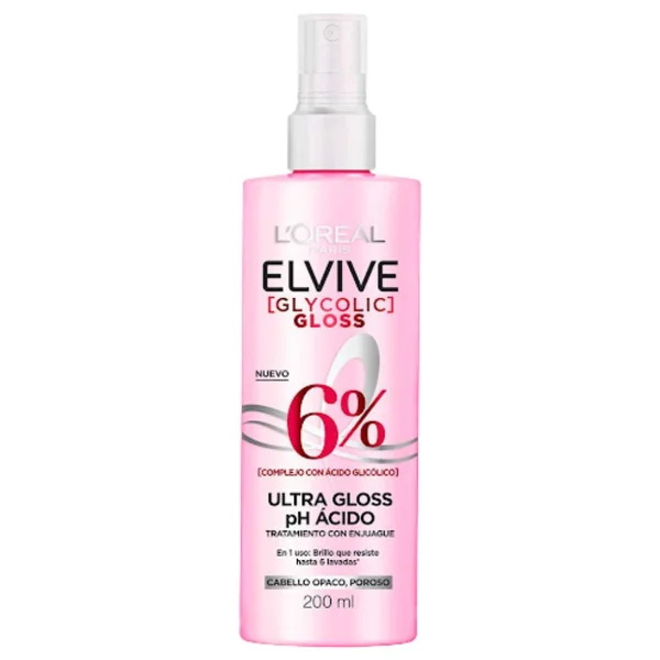 L'oreal Paris Tratamiento Capilar Elvive Glycolic Gloss 200ml
