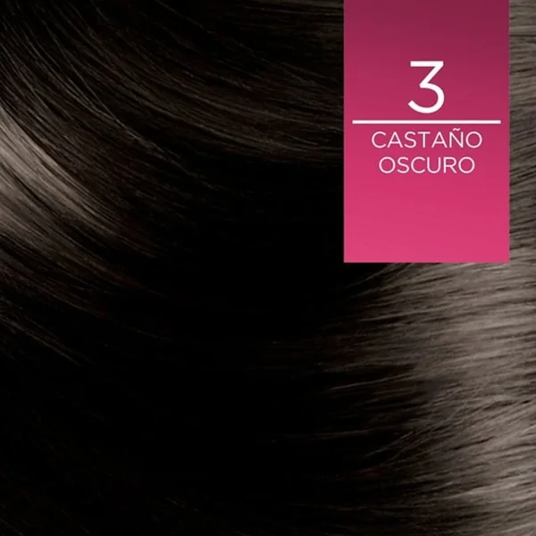 L'Oreal Tinte Excellence Creme 3 Castaño Oscuro - Imagen 2