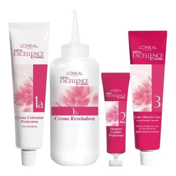 L'Oreal Tinte Excellence Creme 5 Castaño Claro - Imagen 4