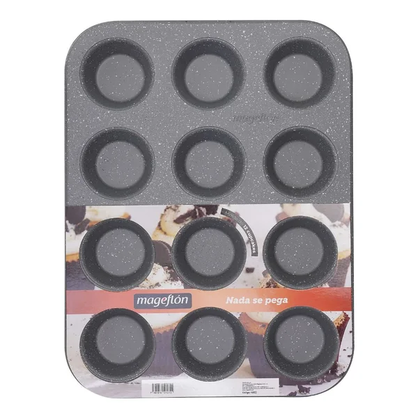 Mageflon Molde Para 12 Mini Cupcakes