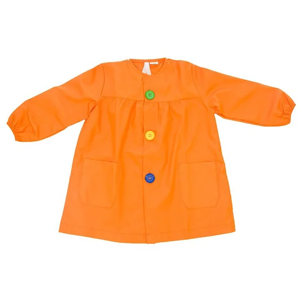 Mandilón Liso Naranja Botón Grande - Imagen 2