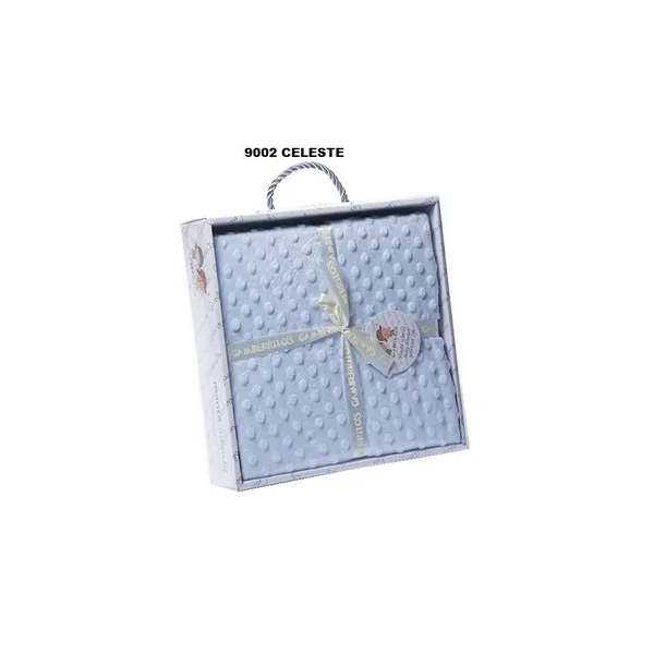 Manta de Bebé Gamberritos con Relieve de Topitos