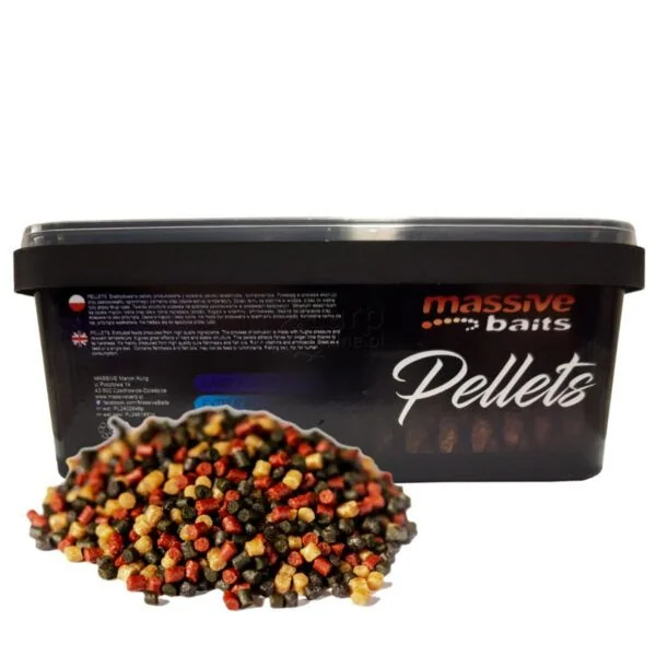 Massive Baits Micro Mixed Pellets Extruded XS 1,5 - 3mm 1Kg - Imagen 3