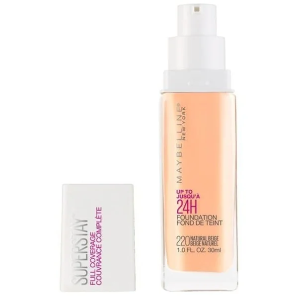 Maybelline Superstay Base Full Coverage 220 Natural Beige 30ml - Imagen 4