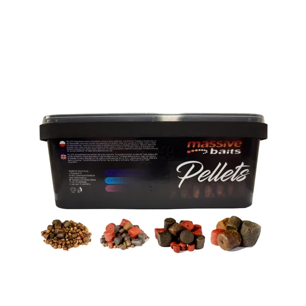 MICRO MIXED PELLETS XS 1,5-3 MM 750GR MASSIVE BAITS