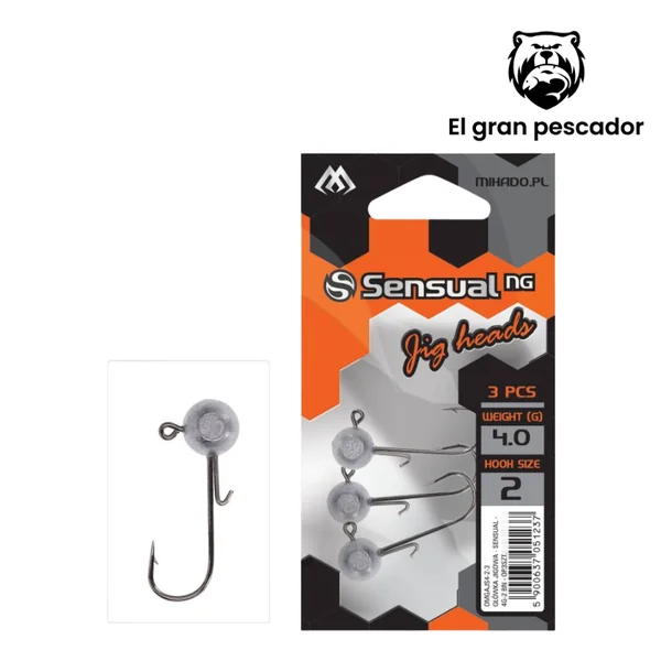 Mikado Jig Cabeza Plomada Sensual 4/0
