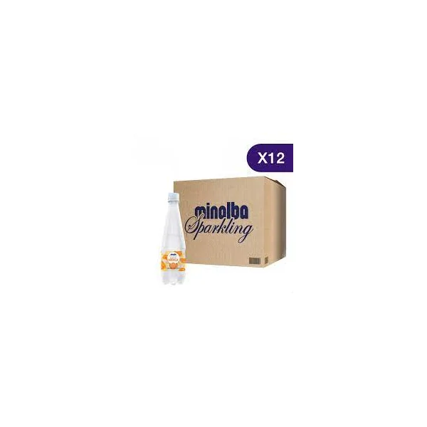 Minalba Sparkling Naranja Pack de 12 Unidades de 500ml