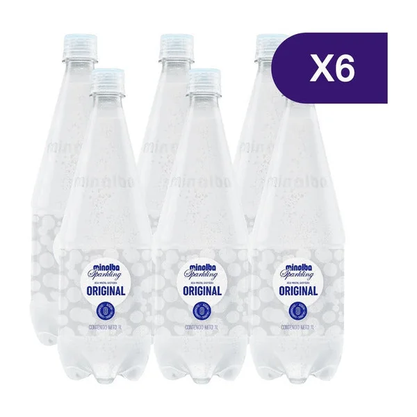 Minalba Sparkling Original 6 Unidades de 1L
