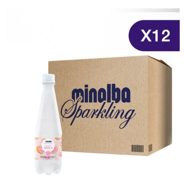 Minalba Sparkling Toronja Pack de 12 Unidades de 500ml