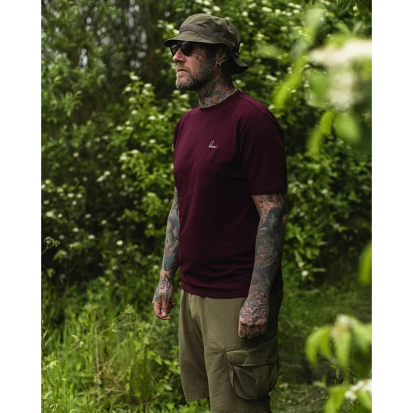 Minimal - Camiseta - Burdeos - Imagen 3