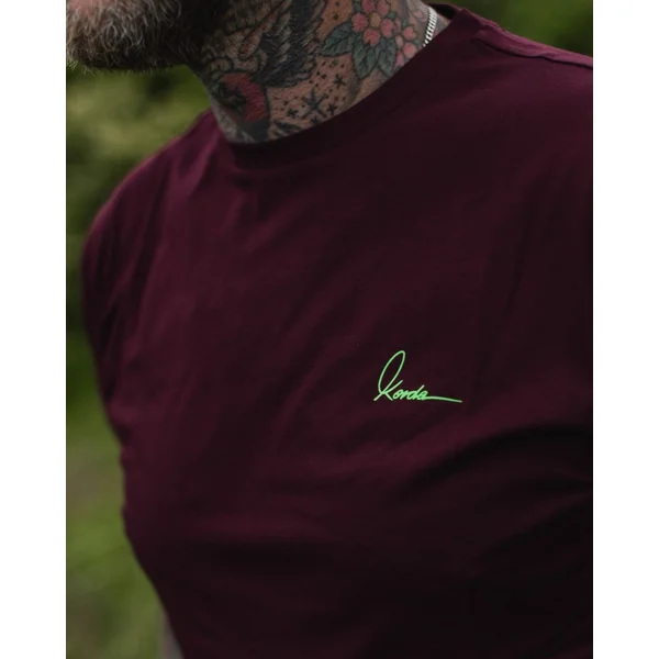 Minimal - Camiseta - Burdeos - Imagen 4