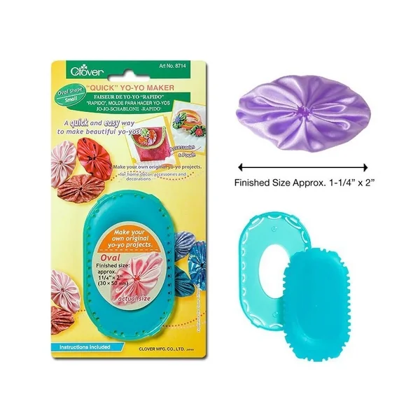 Molde para Yo-Yos Ovalado Clover "Quick" Yo-Yo Maker - Imagen 2