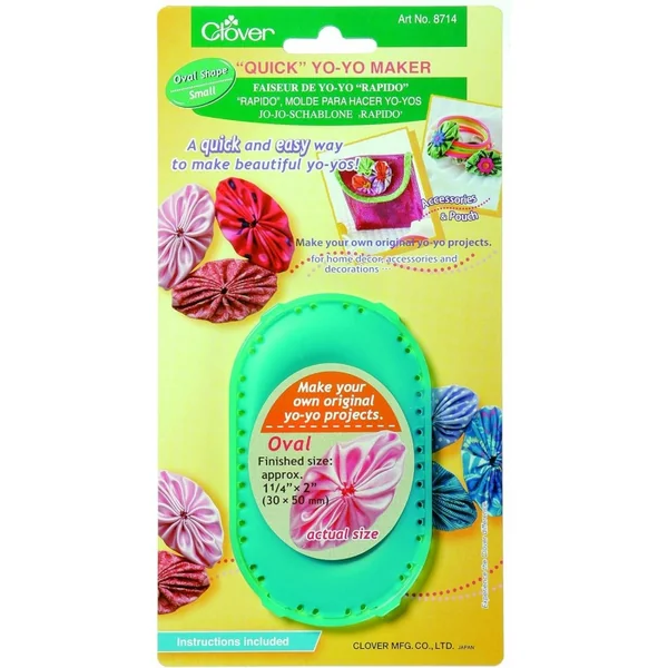 Molde para Yo-Yos Ovalado Clover "Quick" Yo-Yo Maker - Imagen 3