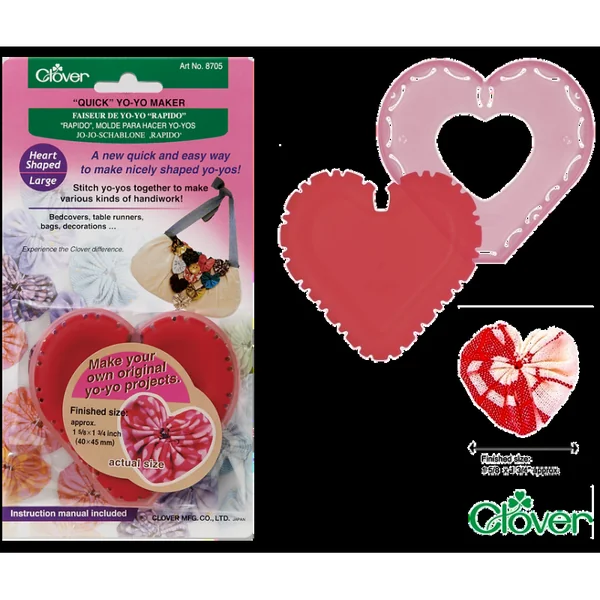Molde "Quick" Yo-Yo Maker Corazón Clover
