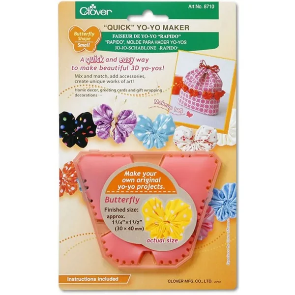 Molde "Quick" Yo-Yo Maker Mariposa Clover