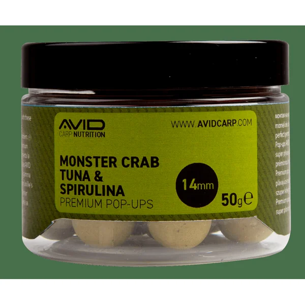 Monster Crab-Tuna y Spirulina - 14mm - Pop-Ups