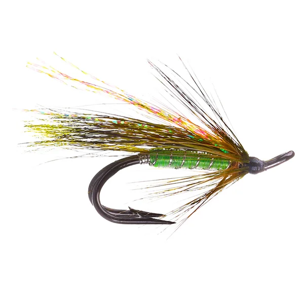 Mosca del salmón Superflies - Rautanaula Black Double