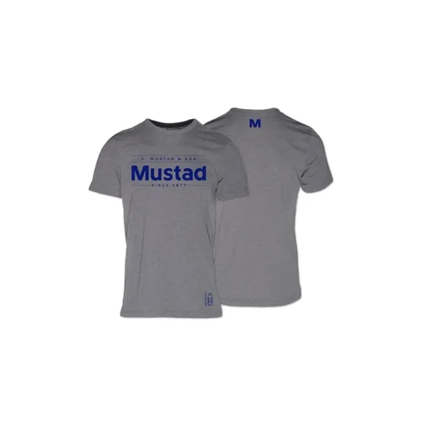 MUSTAD T-SHIRT HEATHER GREY - Imagen 4